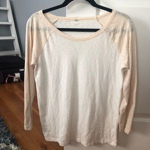 J. Crew Two-Toned Long Sleeve Tee